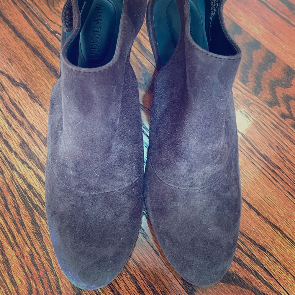 Adam Tucker Jenna Brown Suede Slingback